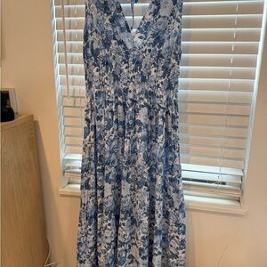Abercrombie & Fitch Blue Sleeveless Halter
Maxi Dress